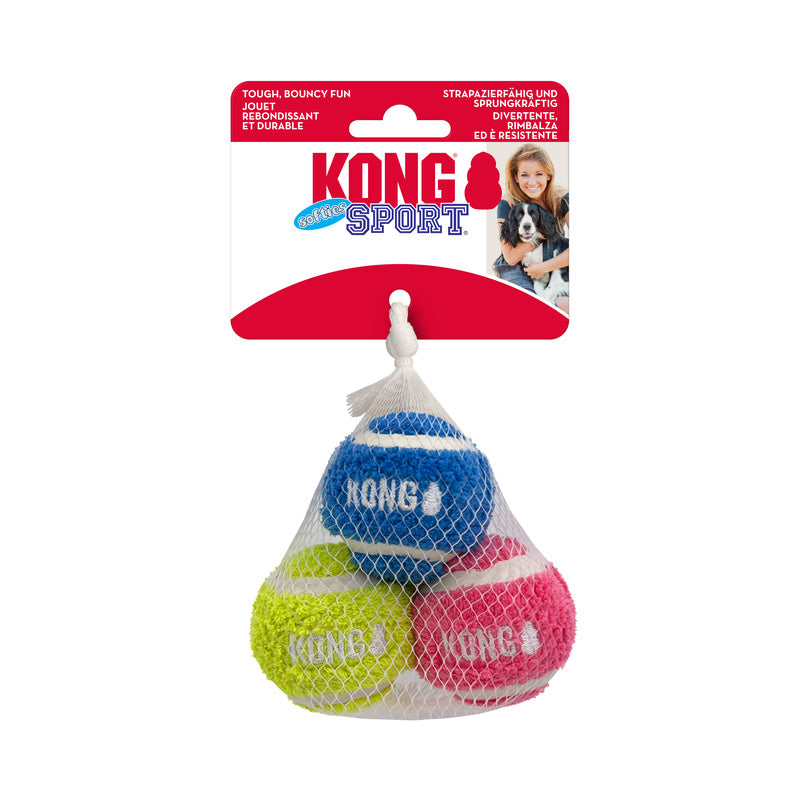 KONG Sport Softies Ball Assorted S (3-pack)