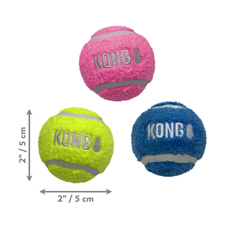 KONG Sport Softies Ball Assorted S (3-pack)