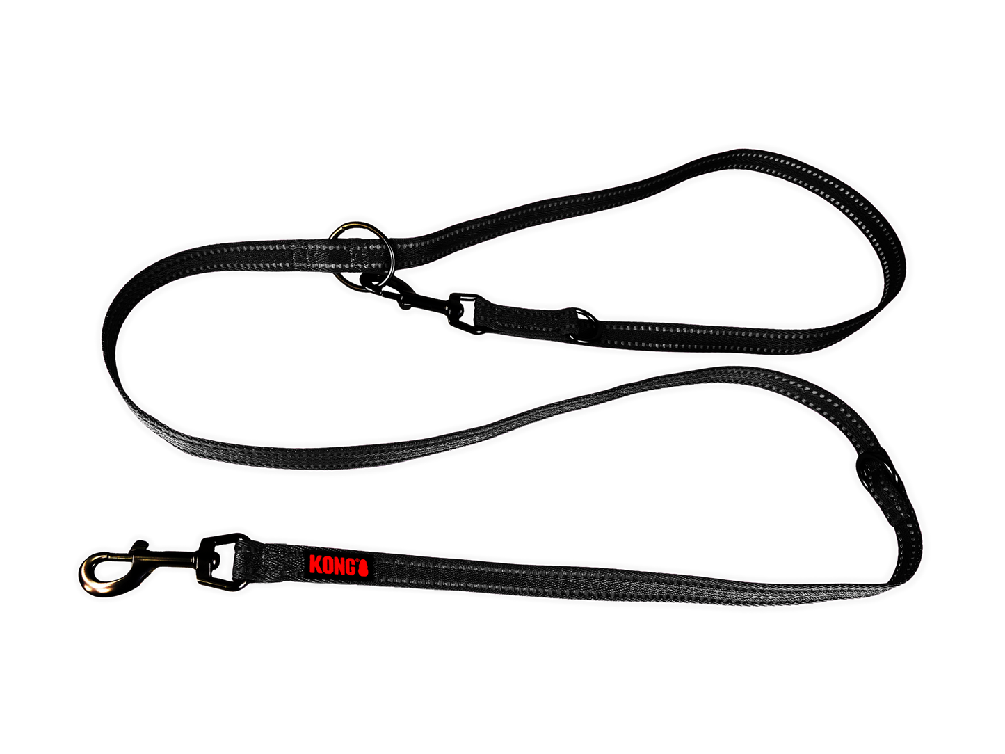 KONG Adjustable Leash Schwarz M