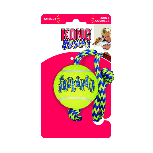 KONG SqueakAir® Balls mit Seil