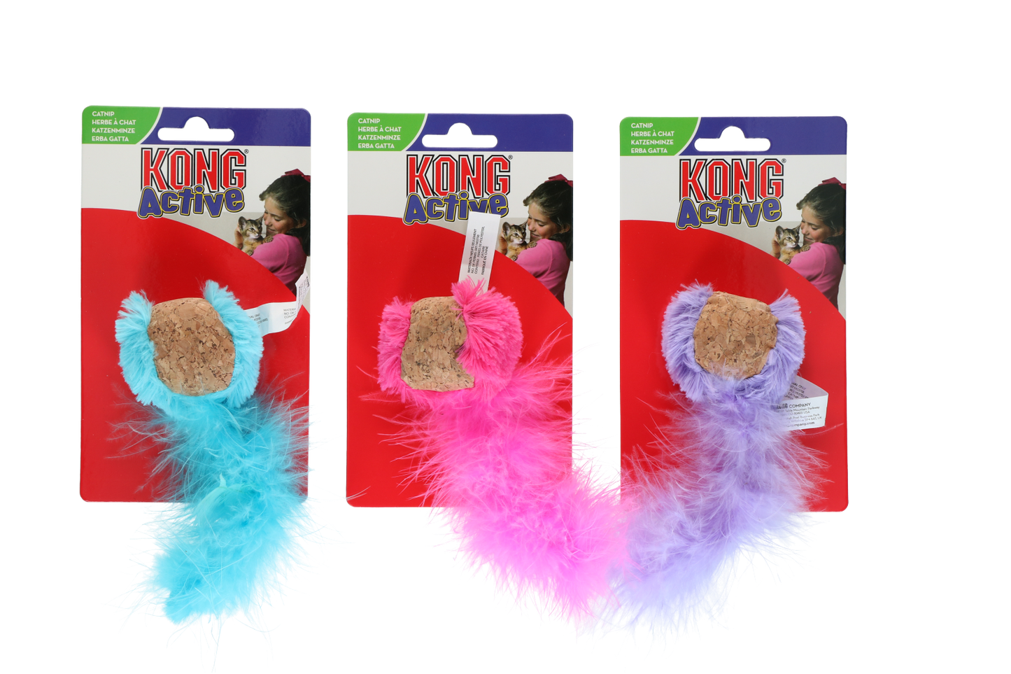 KONG Cat Active Cork Ball Assorted