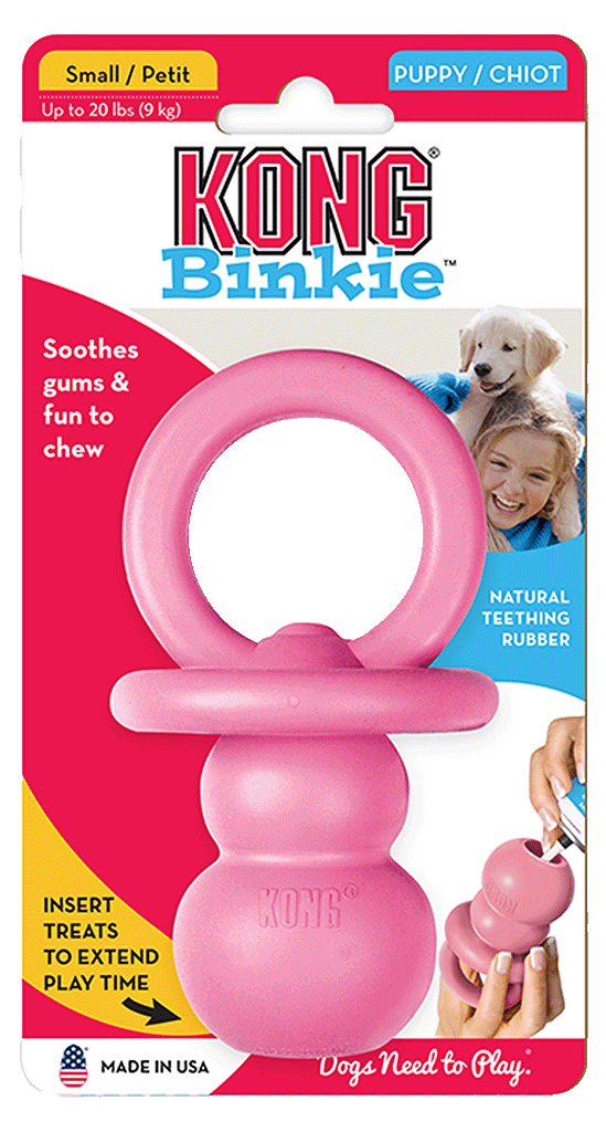 KONG Puppy Binkie Assorti S
