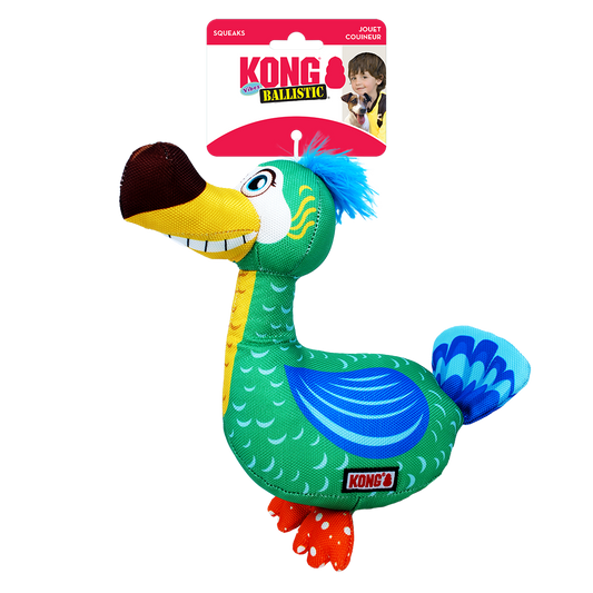 KONG Ballistic Vibez Birds S/M Assorti