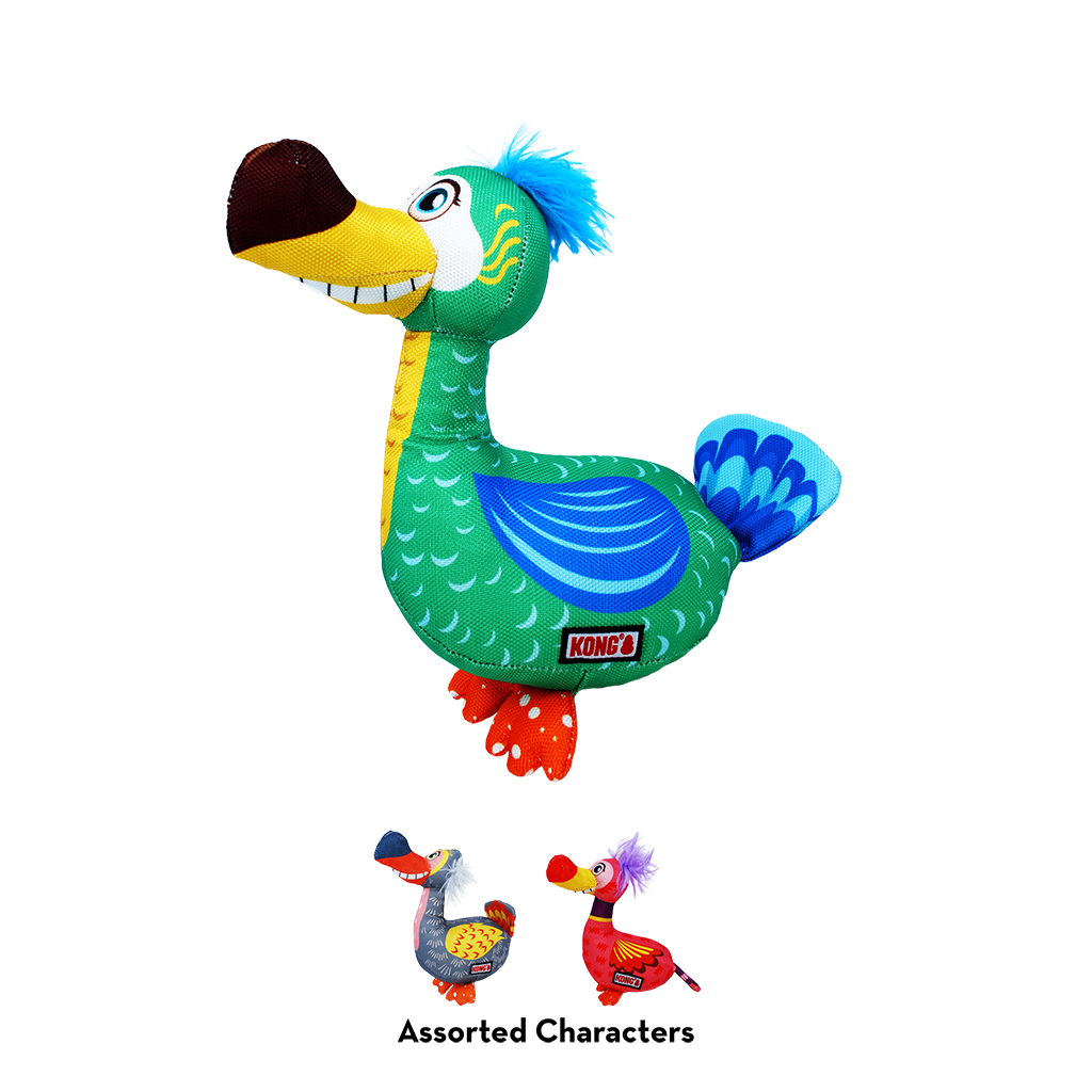 KONG Ballistic Vibez Birds S/M Assorti