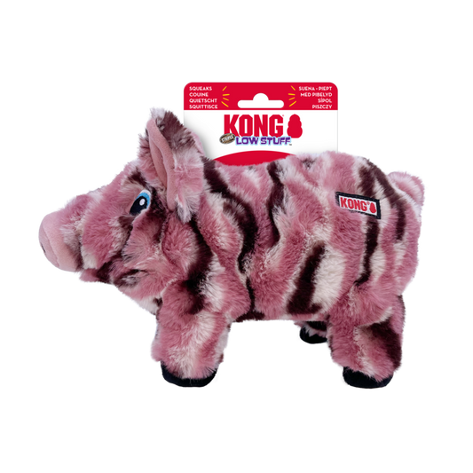KONG Stripes Low Stuff Schwein