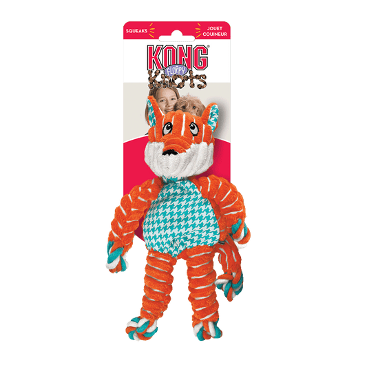 KONG Floppy Knots Fuchse