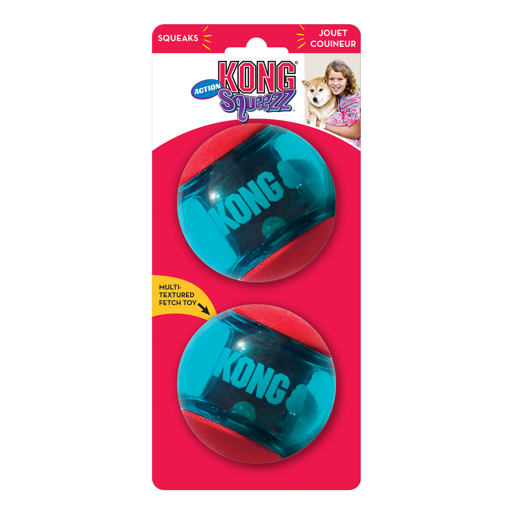 KONG Squeezz® Action Ball Red L