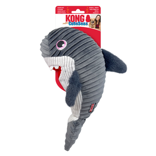 KONG CuteSeas Rufflez Shark M/L