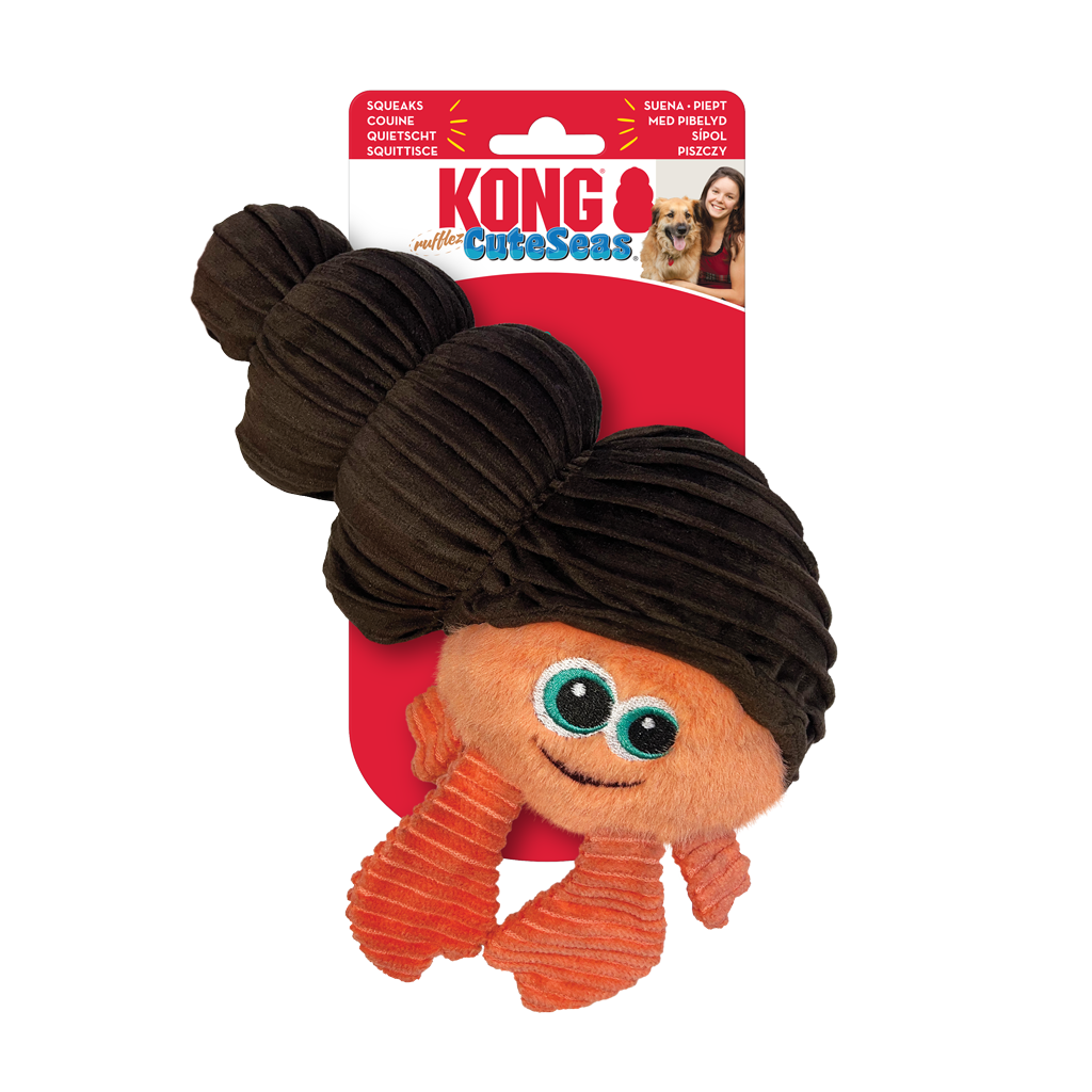 KONG CuteSeas Rufflez Hermit Crab S/M