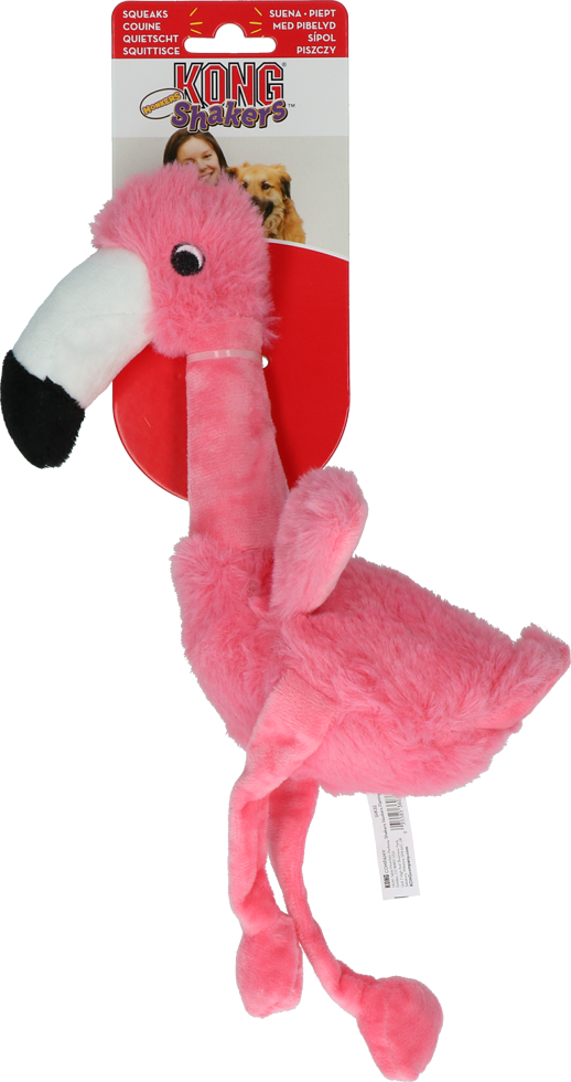 KONG Shakers Honkers Flamingo S