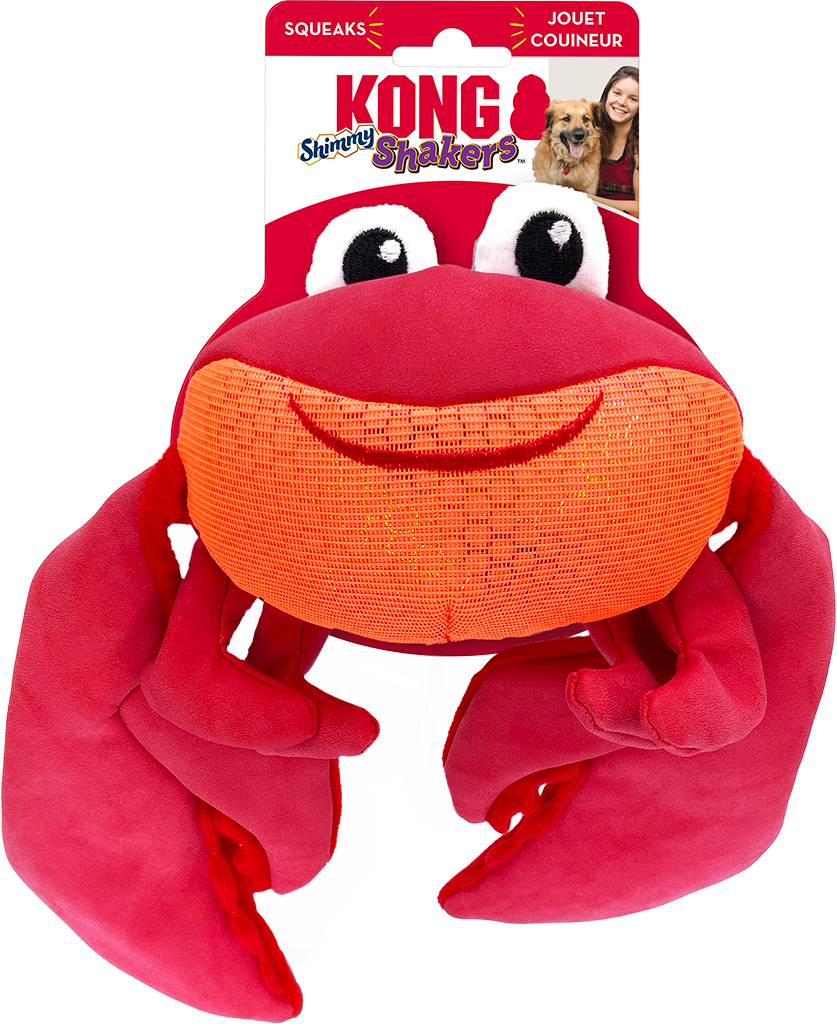 KONG Shakers Shimmy Crab