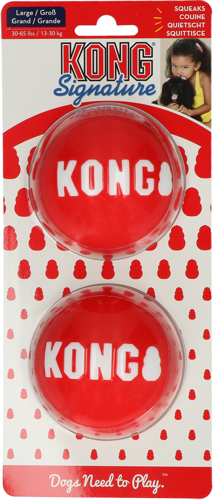 KONG Signature Ball L 2-Pack