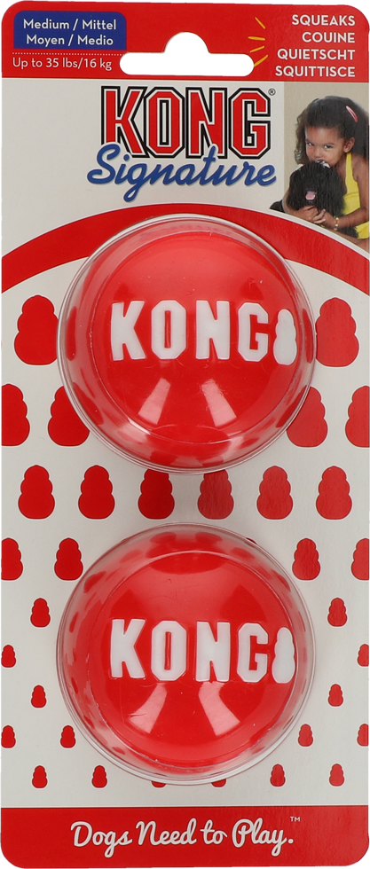 KONG Signature Ball M 2-Pack