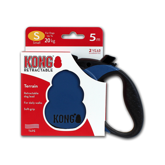KONG Retractable Leash - Terrain Blau S