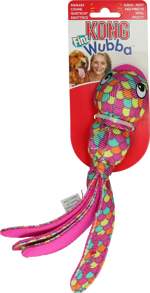 KONG Wubba Finz Rosa S