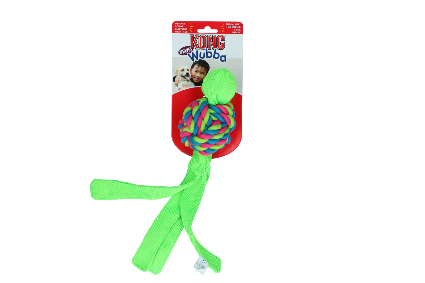 KONG Wubba Weaves Assorti L