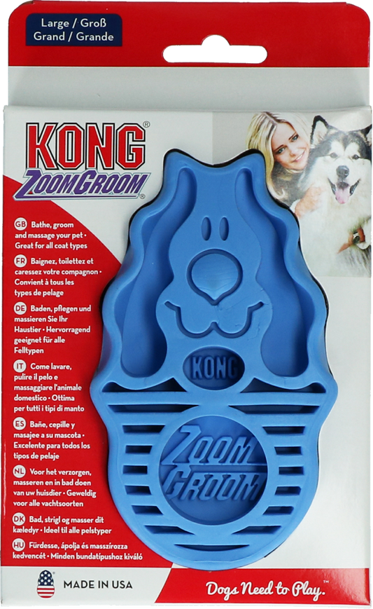 KONG ZoomGroom Rassberry Large Brombeere L