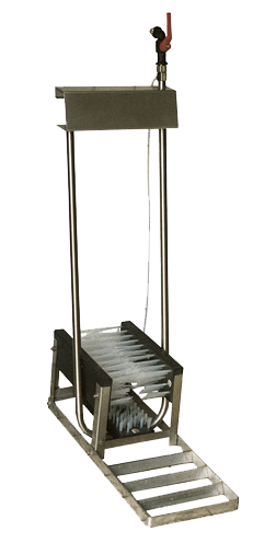 Vink Stiefelreiniger Edelstahl Niedrig (3 Bürsten)