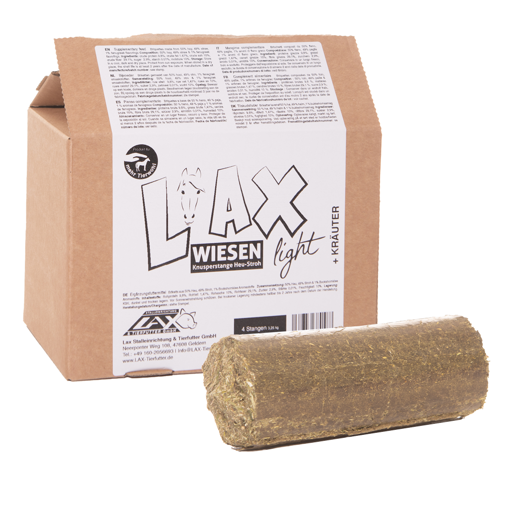 Lax Wiesen Knusperstange Light Heu/Stroh/Kräutern