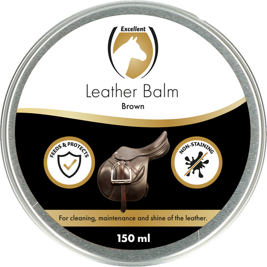 Excellent Leder & Sattel Balm Naturell Braun