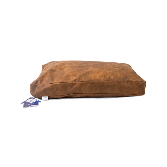 Let's Sleep Plush Pillow Hundebett M Cognac