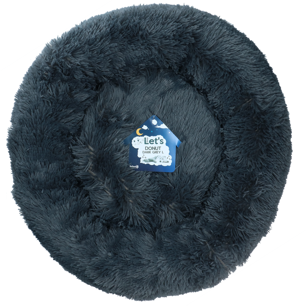 Let's Sleep Donut Dunkelgrau L