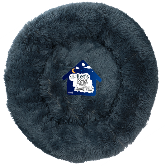 Let's Sleep Donut Dunkelgrau XXL