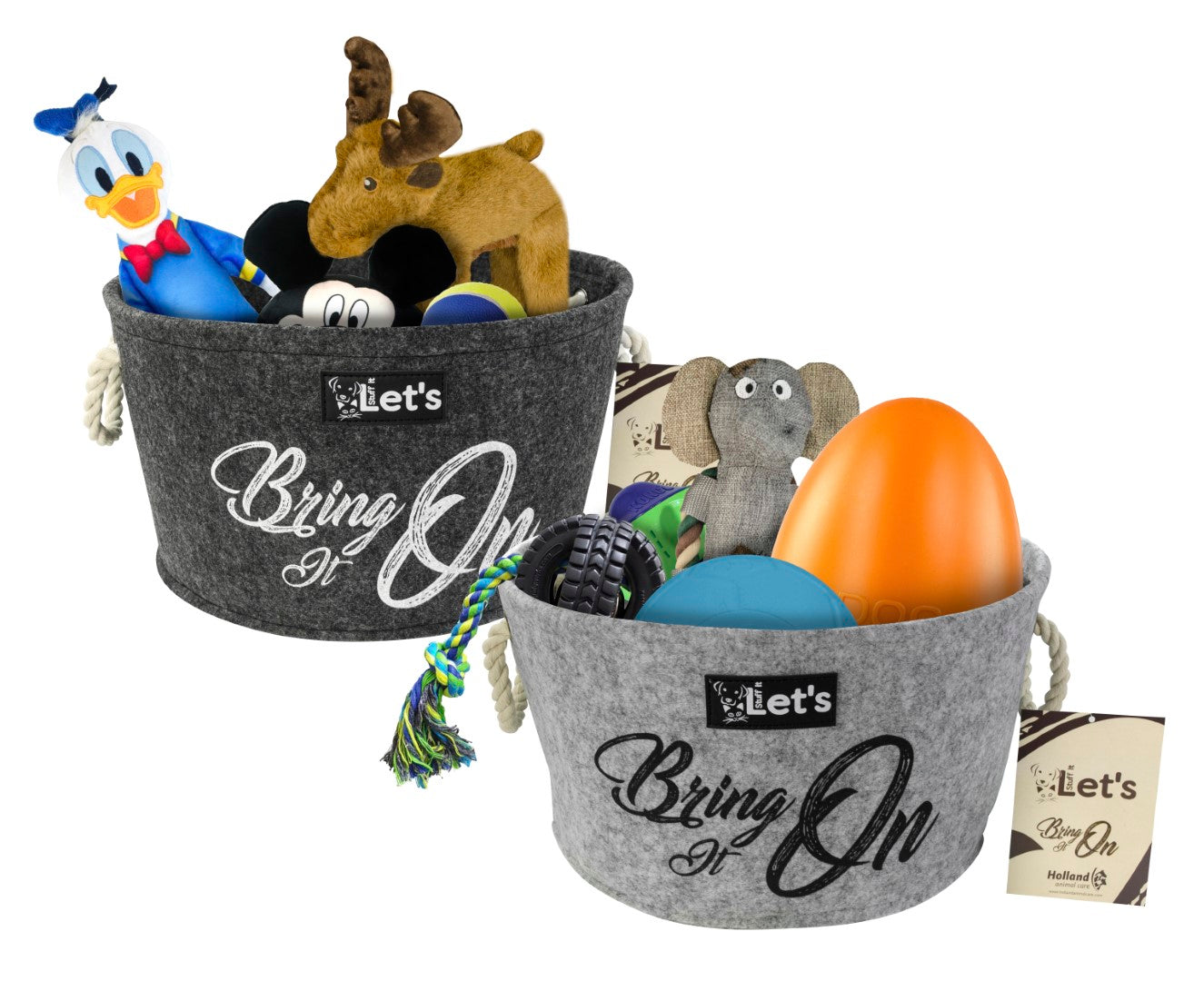 Let's Stuff It Bring it On Grau