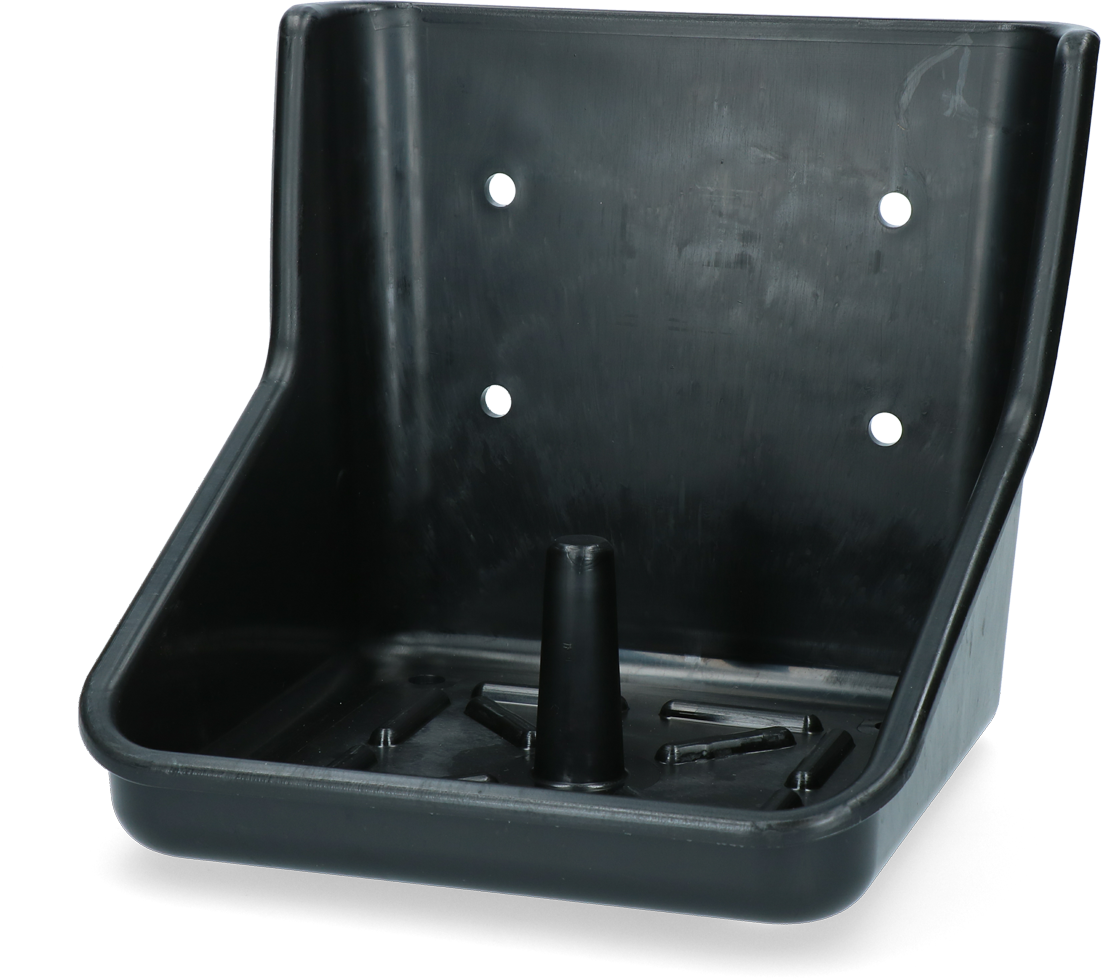 Lecksteinhalter kunststoff Robu 10 kg Leckstein Schwarz