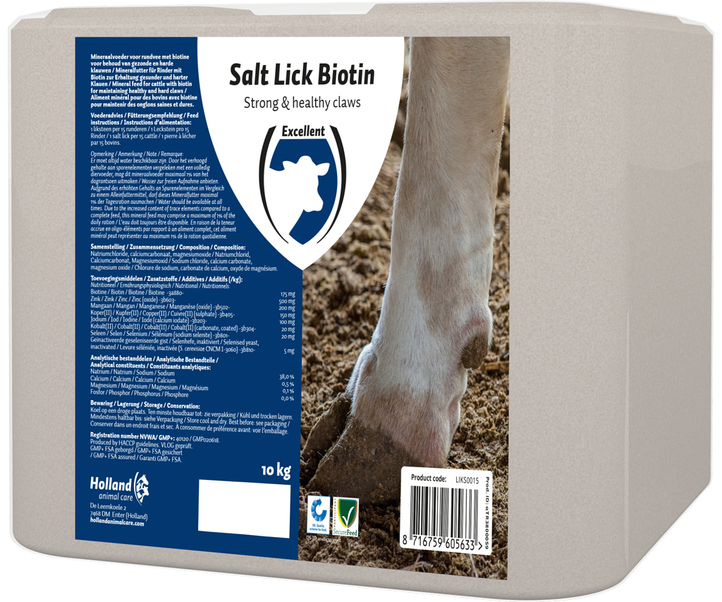 Excellent Leckstein Biotin 10 kg by Hoffreund