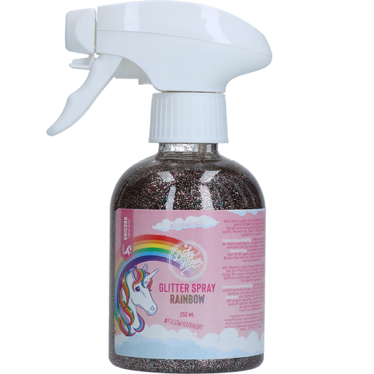 Lucky Horse Unicorn Glitzerspray Regenbogen