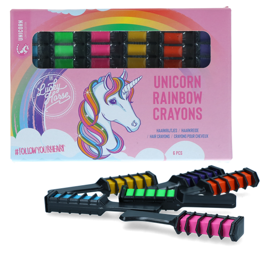 Lucky Horse Unicorn Regenbogenfarbige Kreide