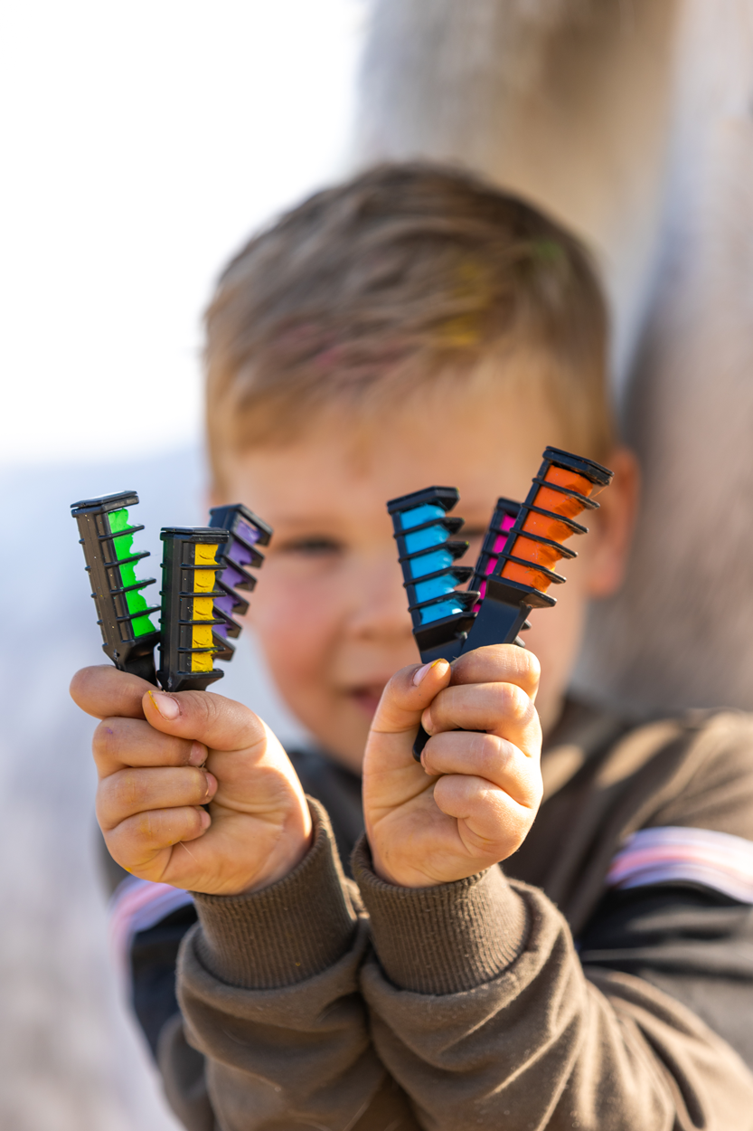 Lucky Horse Unicorn Regenbogenfarbige Kreide