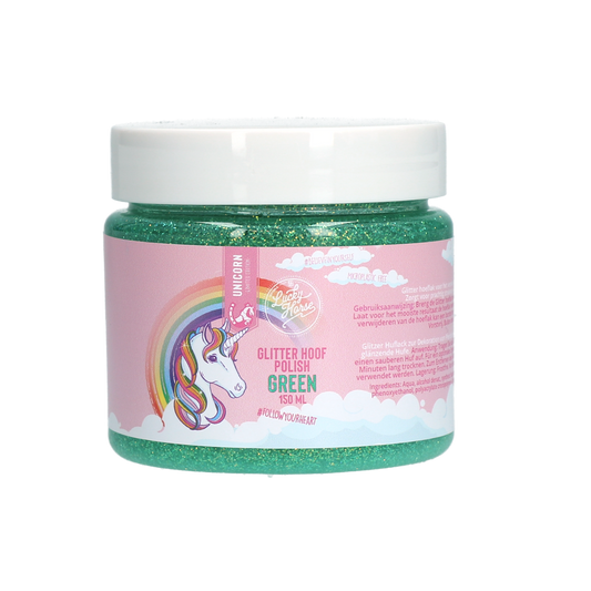 Lucky Horse Glitzer Huflack Grün