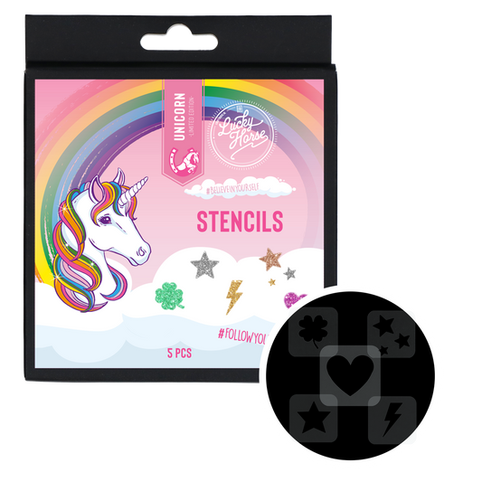 Lucky Horse Stencils 5 Stück