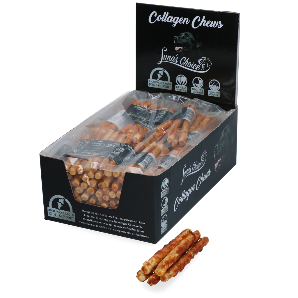 Luna's Choice Collagen Chews Stick Lachs S