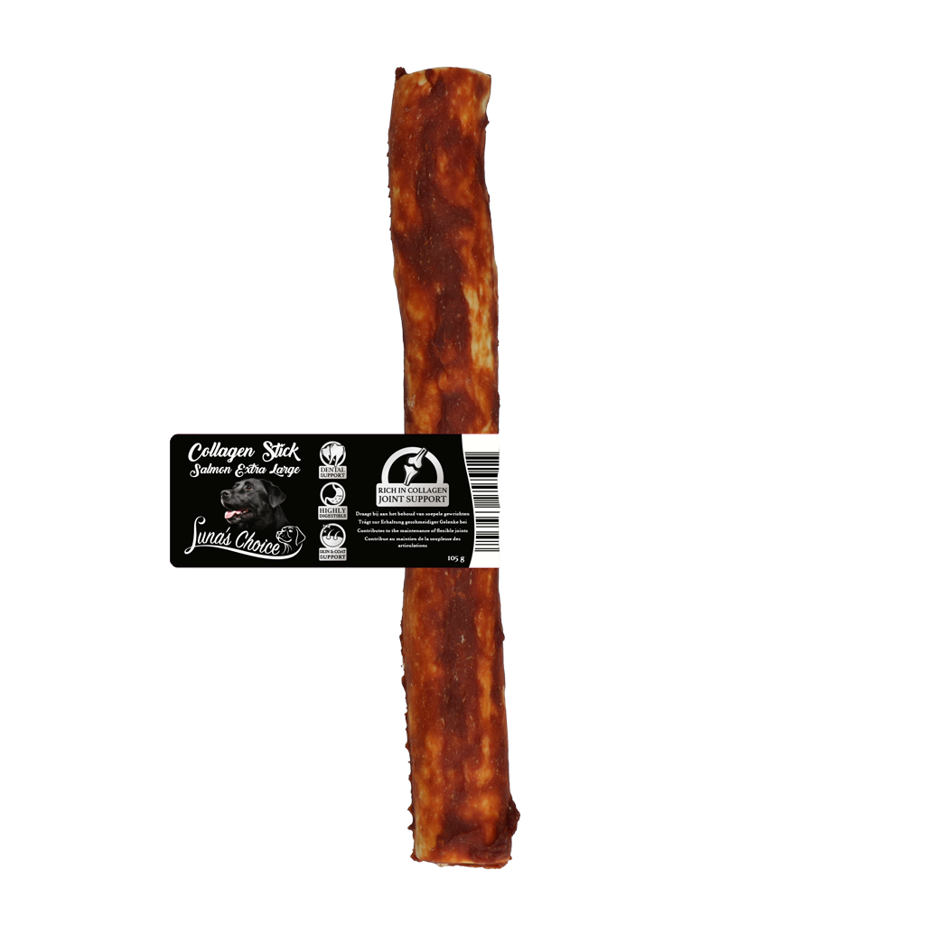 Luna's Choice Collagen Chews Stick Lachs XL