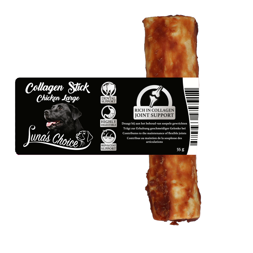 Luna's Choice Collagen Chews Stick Huhn L