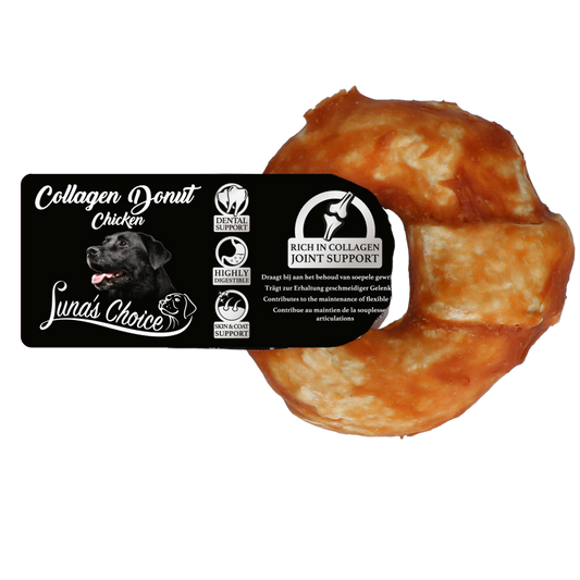 Luna's Choice Collagen Chews Donut Huhn
