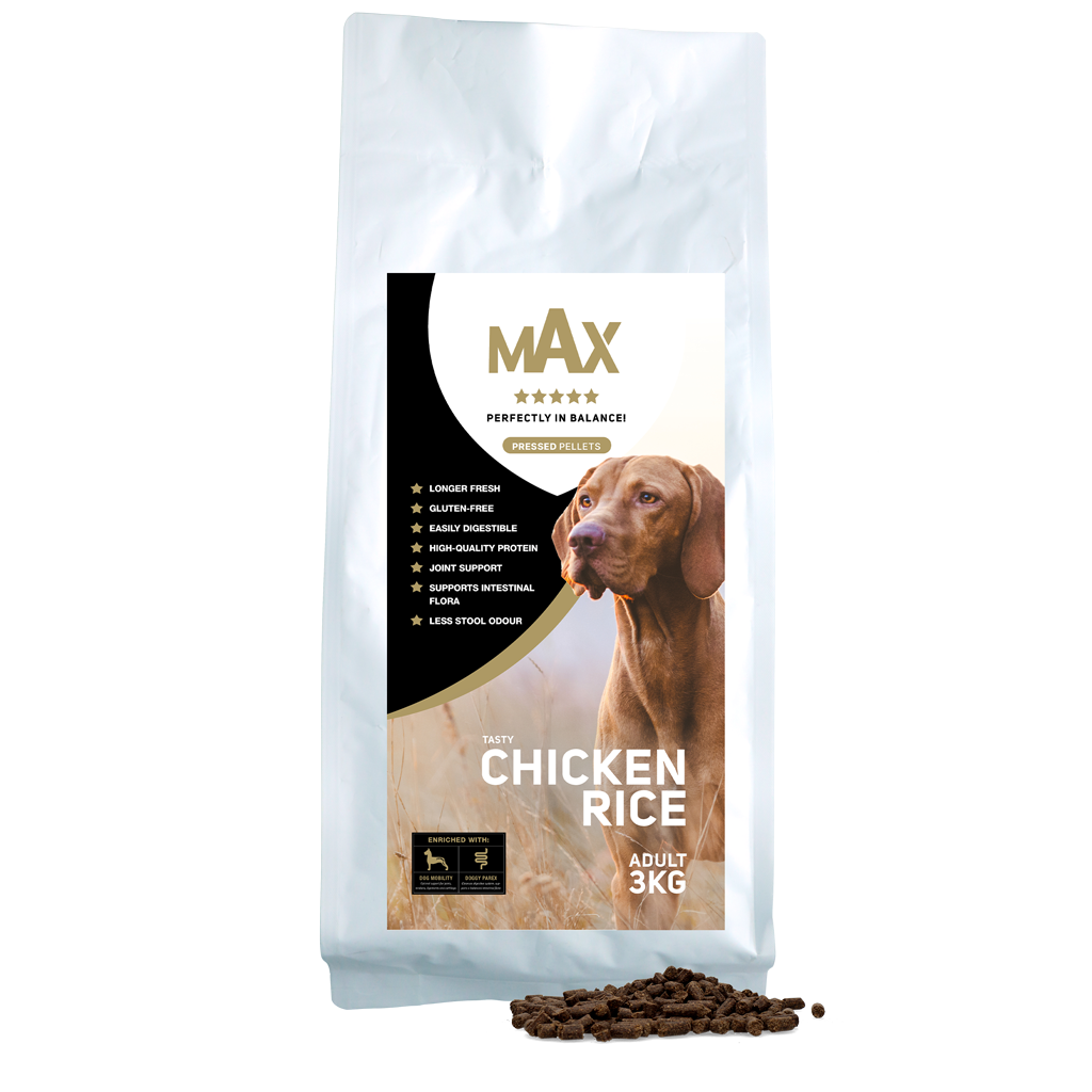 Max Adult Gepresste Pellets Huhn & Reis 3 kg