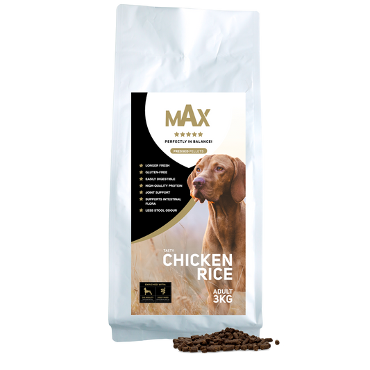 Max Adult Gepresste Pellets Huhn & Reis 3 kg