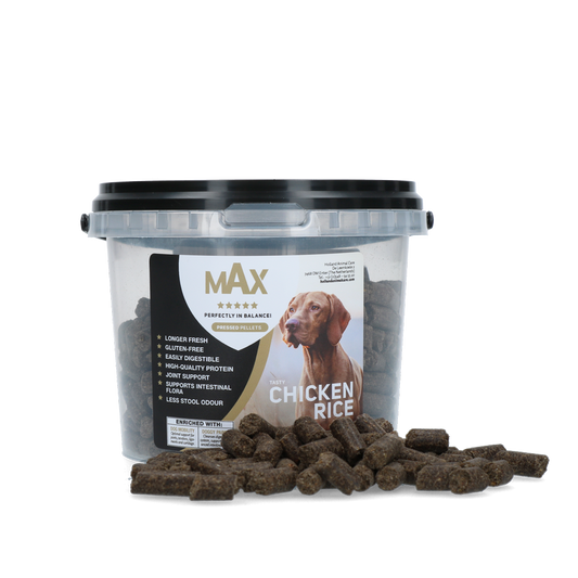 Max Adult Gepresste Pellets Huhn & Reis 400 g
