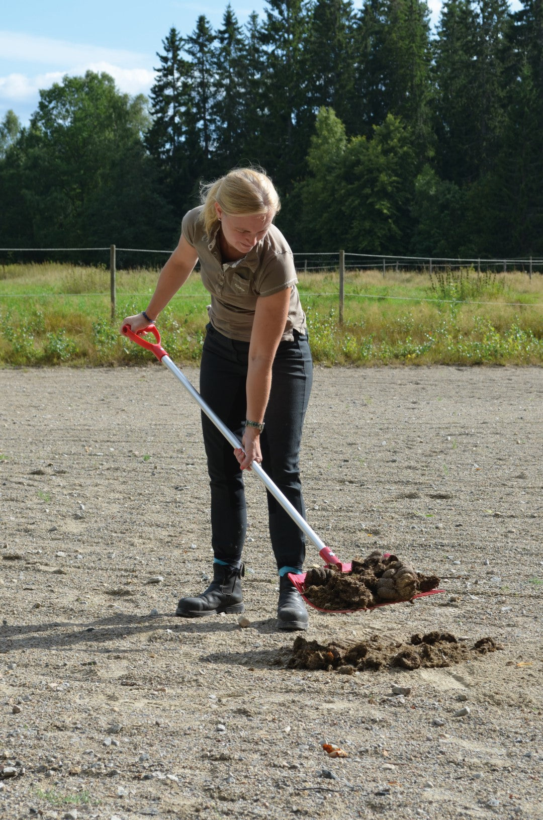 Dunggabel ohne Stiel Schwarz