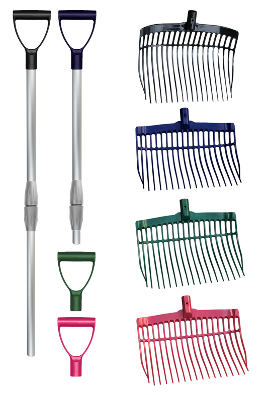 Dunggabel mit Stiel Rosa