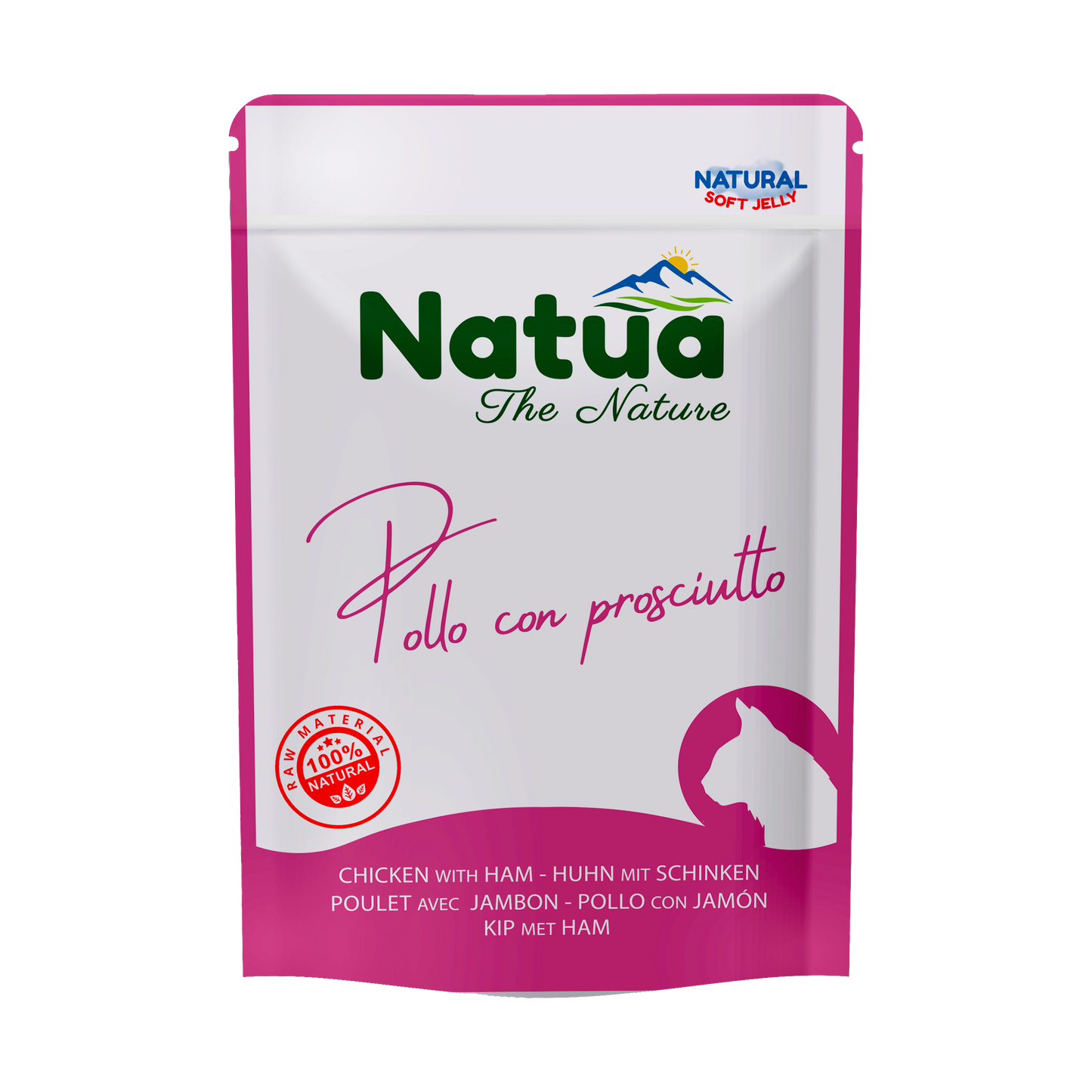 Natua Natural Pouch Katze Hähnchen mit Schinken