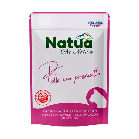 Natua Natural Pouch Katze Hähnchen mit Schinken