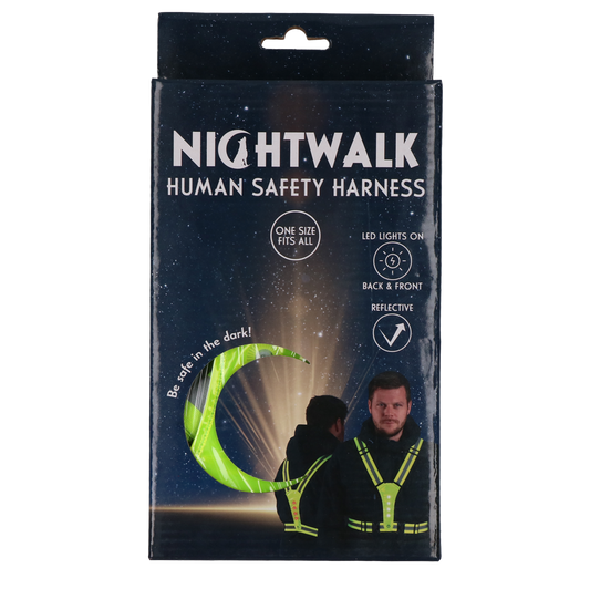 Nightwalk Human Safety Harness Gelb