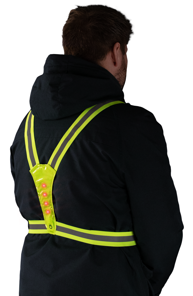 Nightwalk Human Safety Harness Gelb