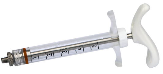 Nylon Spritze 5ml Gewindeansatz 5 ml