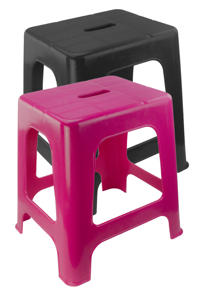 Aufstieghilfe und Sitz Rosa